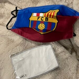 New Barcelona football club face mask